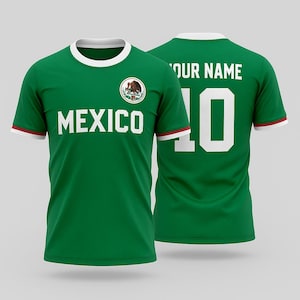 Custom Mexico Soccer Jersey: Personalized 3D Football Shirt