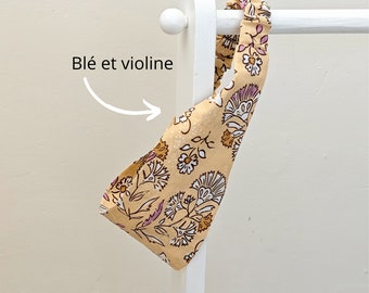 Bandeau imprimé ajustable, Headband, bandeau yoga, fait main