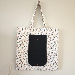 Bolso tote plegable y lavable zero Waste disponible en 4 colores a elegir