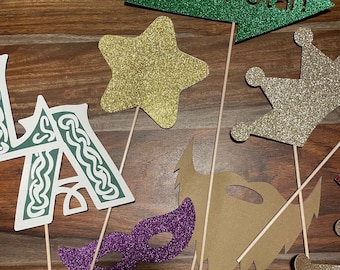 Custom Photo Booth Props, Double Sided, Party Events, 9 Props - Etsy