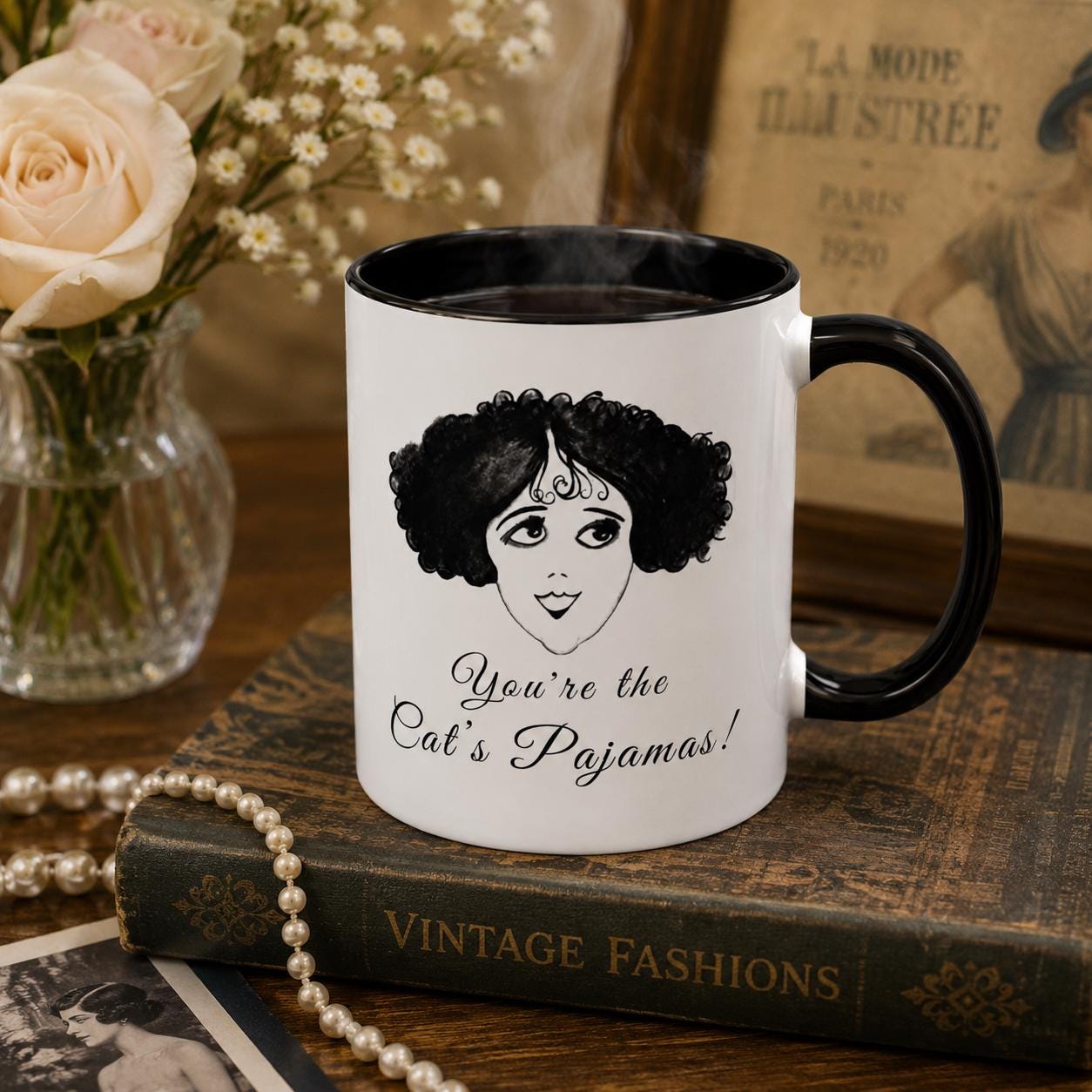 Cat's Pajamas Mug  Jazz Age Flapper Gift - Etsy