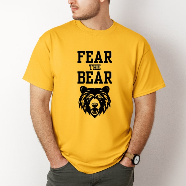 Boston Hockey Fan "Fear The Bear" Unisex Tee, Gift for Boston Sports Fans