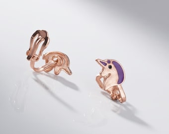 Clip On Earrings for Kids - Unicorn, Daisy, Rainbow & Heart | Non Pierced Jewelry