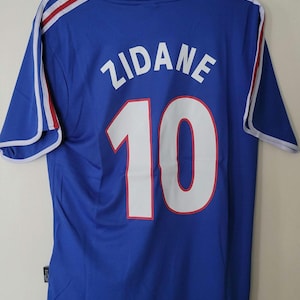 retro football jersey France 2000 Zidane 10 soccer jersey maglia camiseta voetball trikot size L