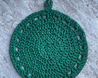 LOTR Inspired Green Leaf Hot Pad