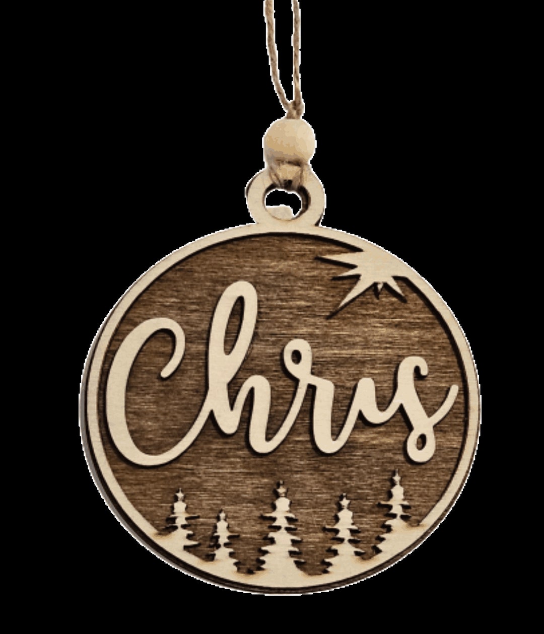 Handcrafted Wooden Rustic Ornaments Etsy