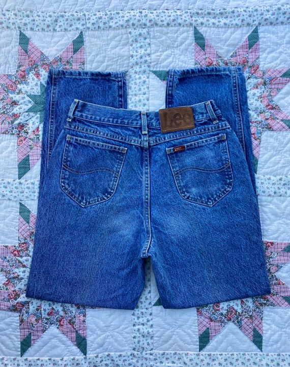 Vintage Lee Riders High-Waisted Blue Jeans | Size 