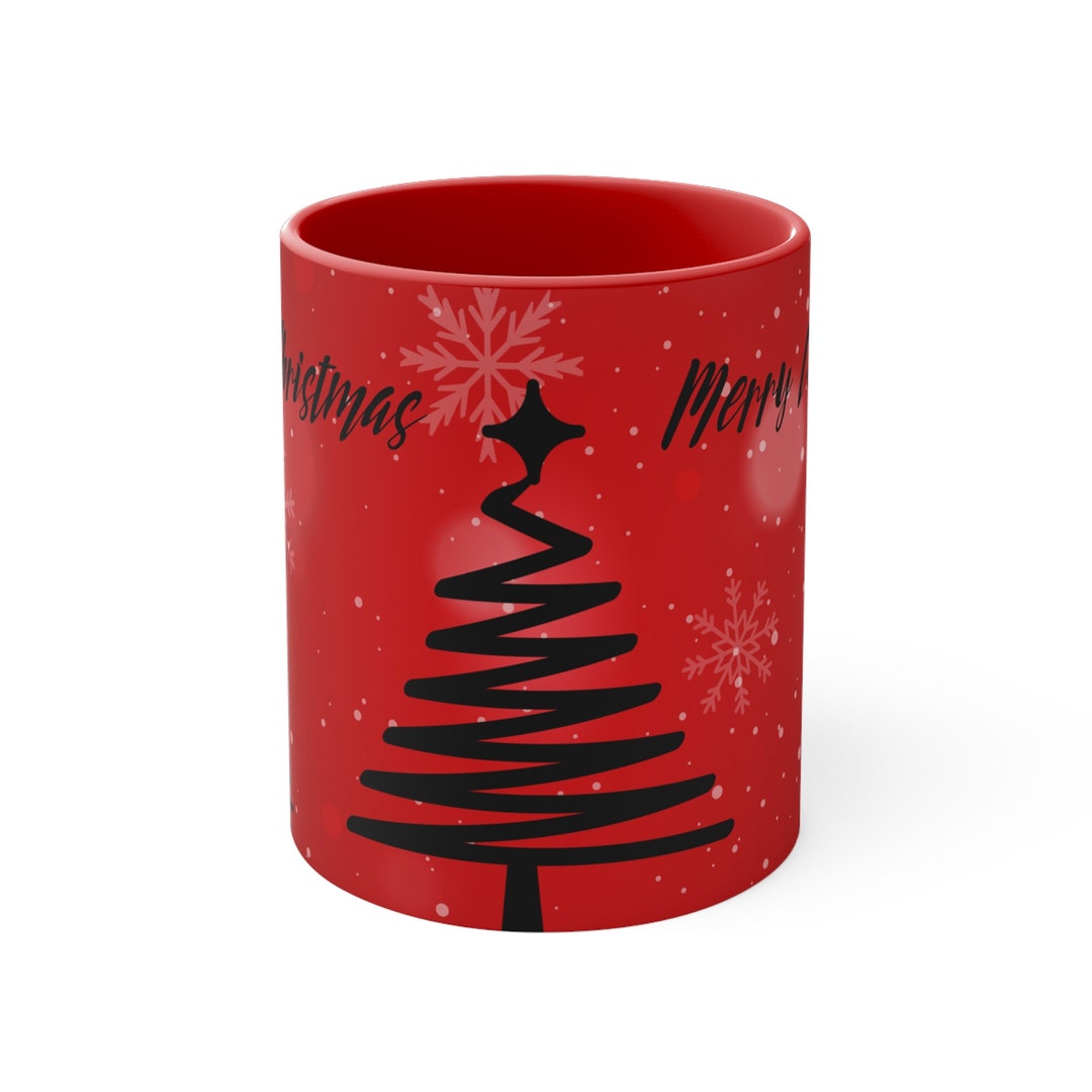 Christmas Mug, Christmas Tree Mug, Merry Christmas Mug, Coffee Mug, Kids Mug, Hot Cocoa Mug