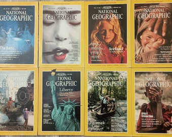 1980's & 1990's National Geographic Magazines