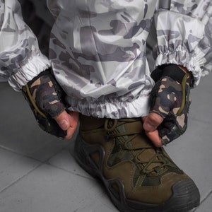 Multicam Alpine White Camouflage Winter Militaria Hunting Airsoft Snow Light New snow camo image 9