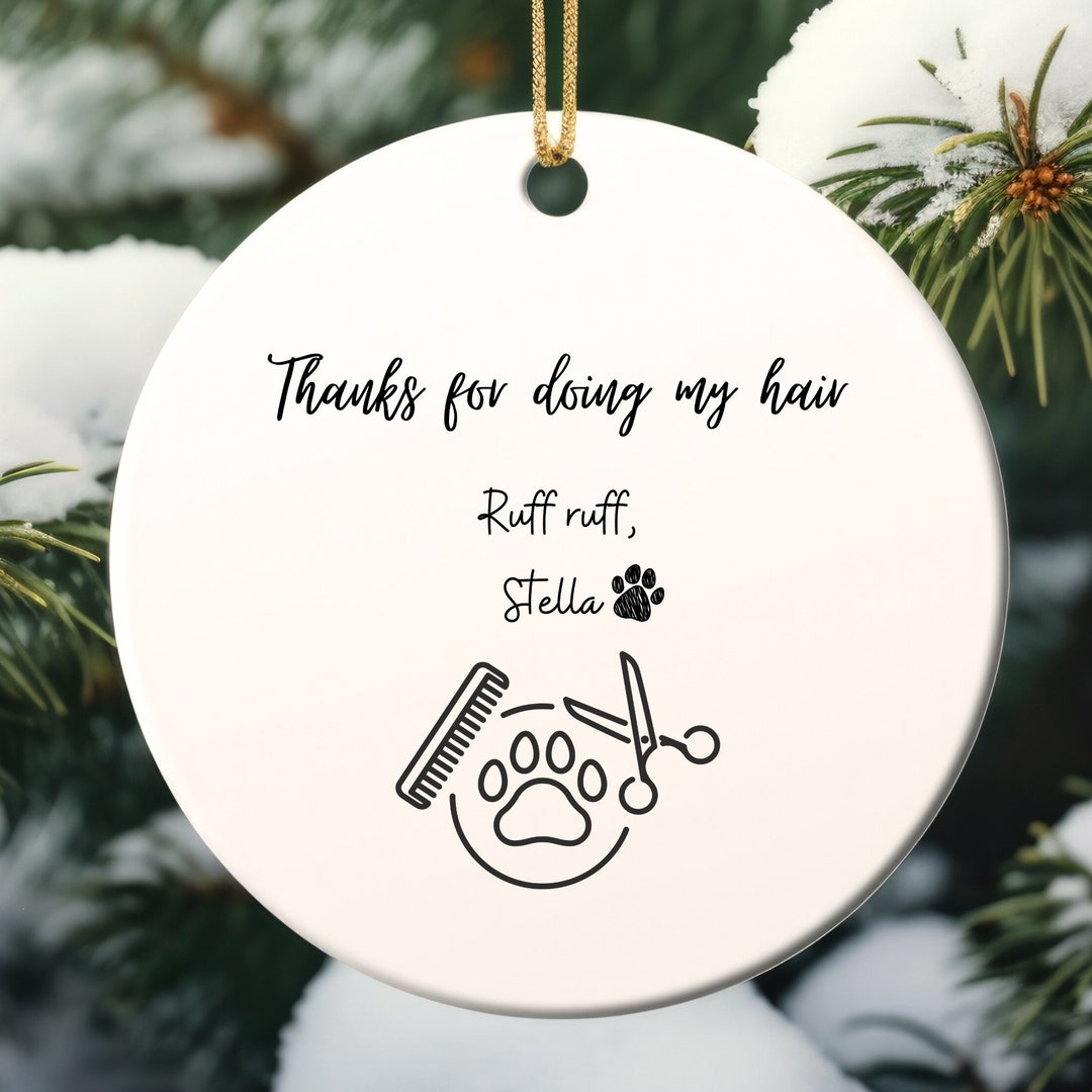 Christmas Gift to Your Dogs Groomer Etsy