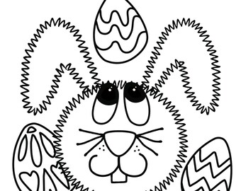 5 EASTER COLORING PAGES