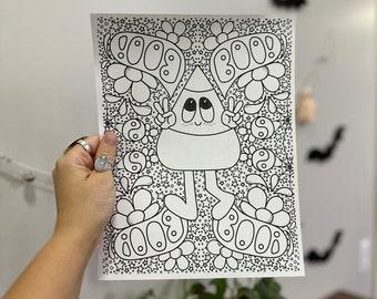 5 HALLOWEEN Coloring Pages