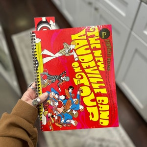 Vinyl Record Cover Notebook - The New Vaudeville Band On Tour