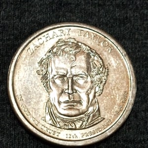 Zachary Taylor Coin - Etsy