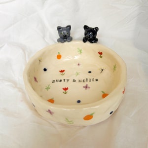 Personalized Pet Bowl - Custom Cermics
