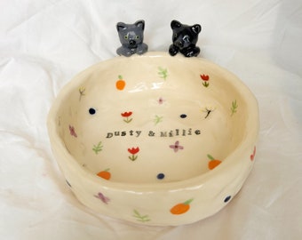 Personalized Pet Bowl - Custom Cermics