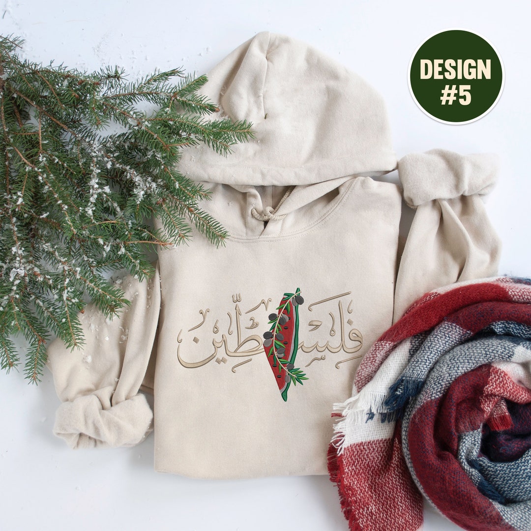 Traditional Palestinian Watermelon Palestine Map Digital Printed Fabric Zipper Bag main image 1