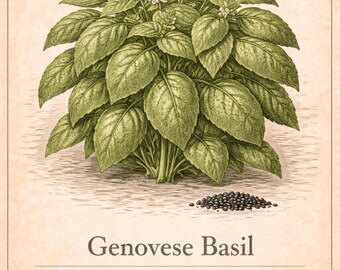 Graines de basilic génois