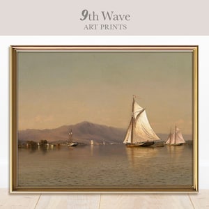 Classical Art Painting, Vintage Nautical Print, Instant Download Wall Decor
