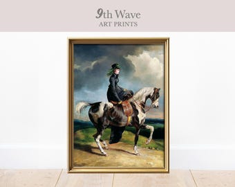 Regency Woman Painting | Vintage Lady Portrait Print | Instant Download Wall Decor | Printable