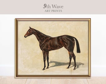 Antique Horse Printable | Vintage Horse Print | Country Rustic Gallery Wall Printable art