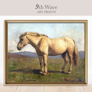Antique Horse Printable | Vintage Horse Print | Country Rustic Gallery Wall Printable art