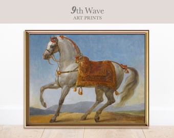 Antique Horse Printable | Vintage Animal Print | Gallery Wall Printable art