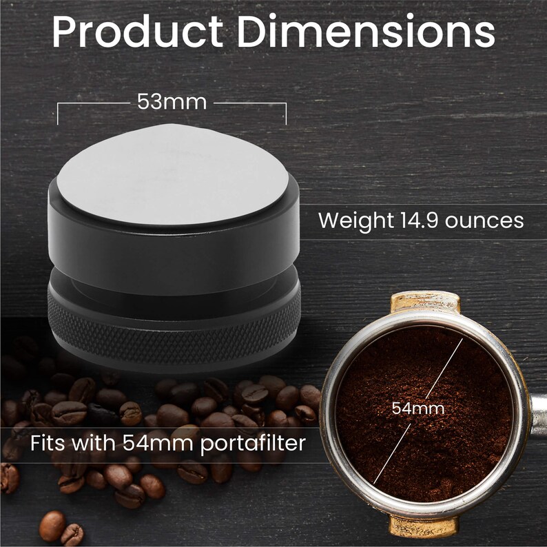 Espresso WDT Tool With Magnetic Stand – 8 Needles (0.4mm), Adjustable Spread, 304 Stainless Steel, Barista Coffee Stirrer