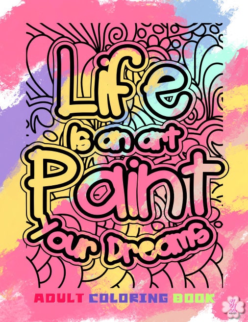 Printable Adult Coloring Book - (Mandala Pattern)