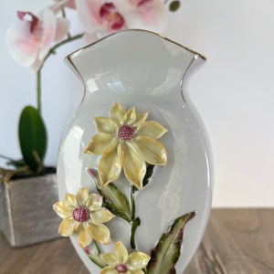 Hand Painted Vintage Porcelain Vase