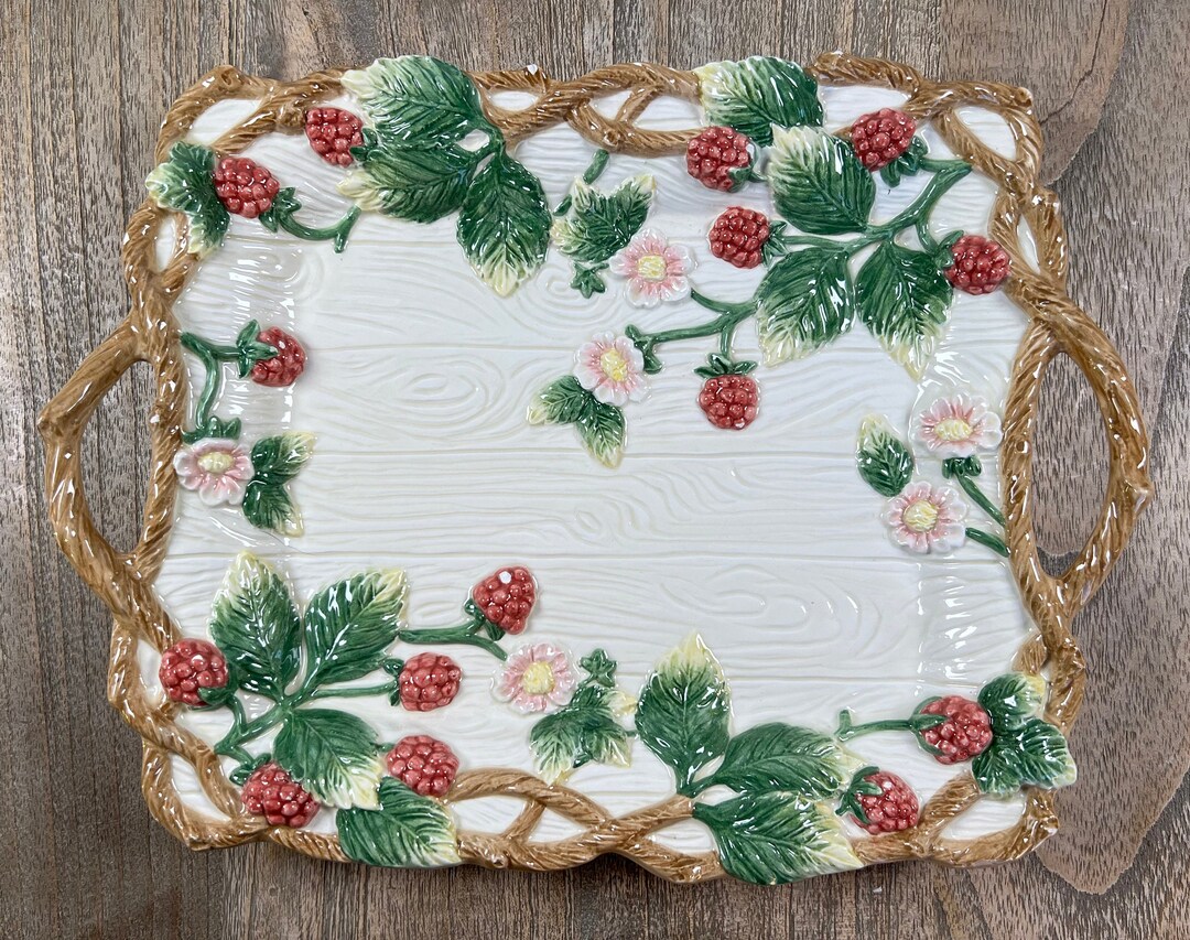 Dining | Nos Fitz Floyd Mandarin Garden Napkin Rings Floral Set Of 8