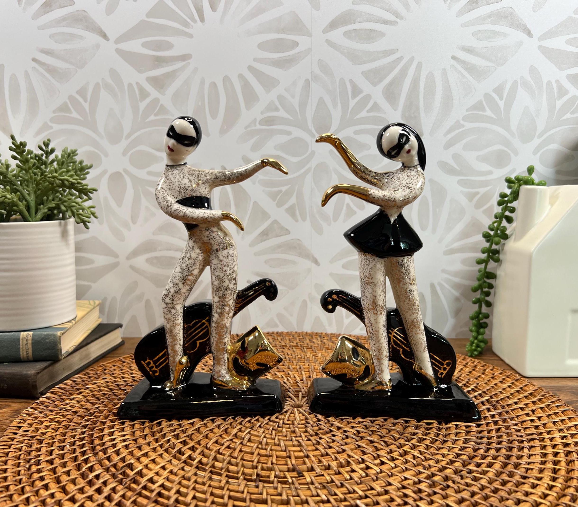 入手困難　Lion ／Turn about ／Hedi Schoop Rare Hard to Find Modernist Turnabout Cat & Lion Ceramic