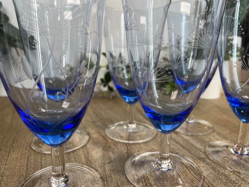 Eden Flower Design Glasses -  Set of 6 main image 0