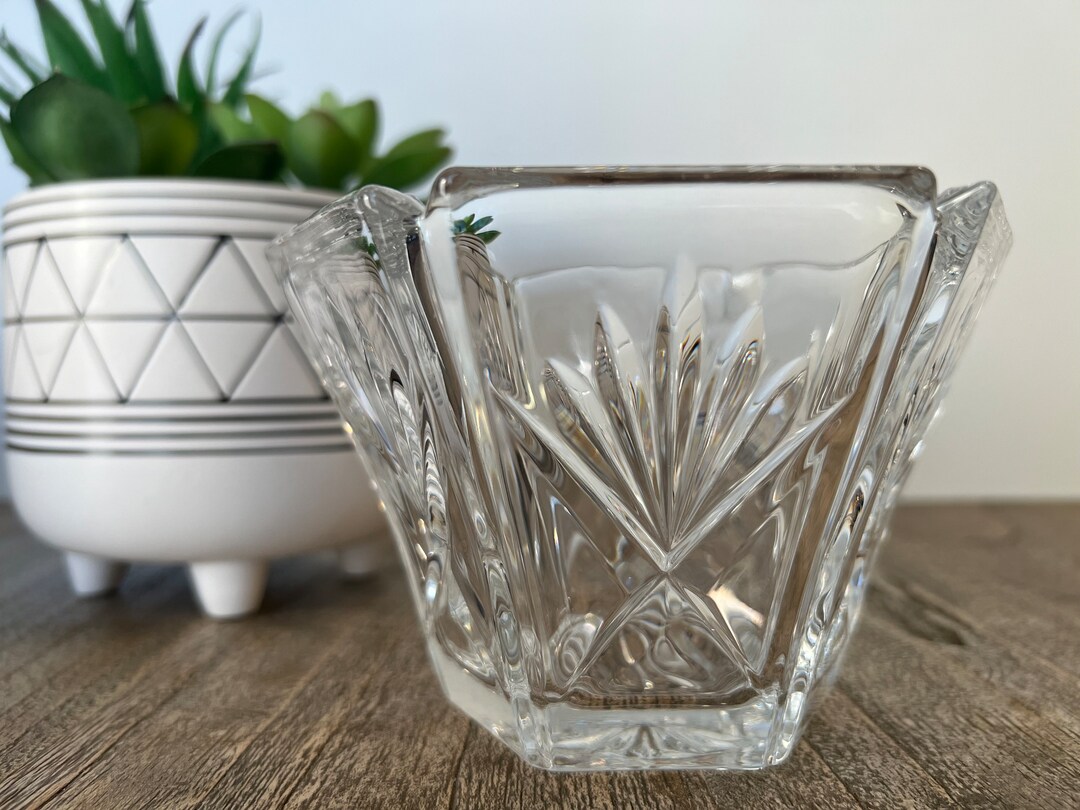 Gorham Lead Crystal Hexagonal Candy Dish Etsy