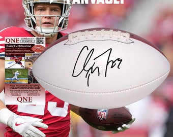 Christian McCaffrey Autographed San Francisco 49ers Football | Certified Signatures with COA