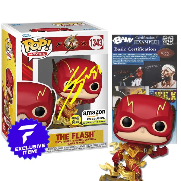 Grant Gustin Autographed The Flash Funko Pop | DC The Flash | Certified Signatures with COA