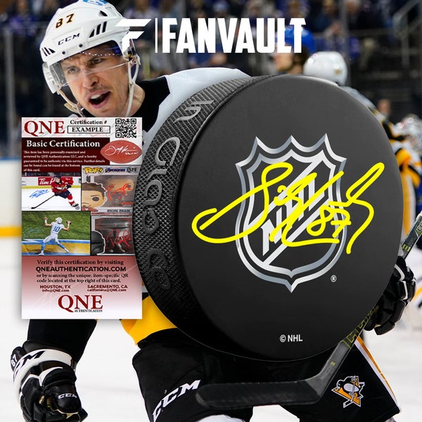 Sidney Crosby Autographed Pittsburgh Penguins NHL Hockey Puck | Certified Signatures with COA