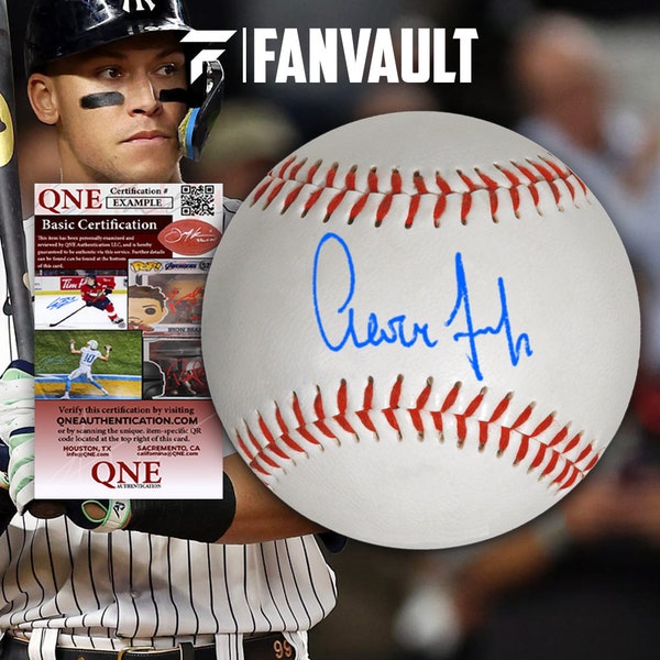 Aaron Judge Autographed New York Yankees Baseball | Certified Signatures with COA