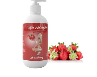 Lickable & Edible Massage Oil Made in Australia All Natural Organic, Vegan, No Nasties STRAWBERRIES FLAVOUR
