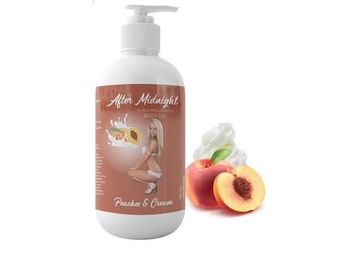 Lickable & Edible Massage Oil Made in Australia All Natural Organic, Vegan, No Nasties PEACHES N CREAM FLAVOUR