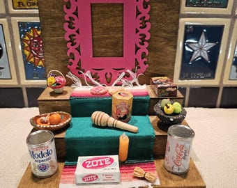 El Chiquito Ofrenda – Complete Día de los Muertos Altar – Ready to Display Memorial