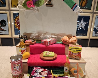 El Chiquito Ofrenda – Complete Día de los Muertos Altar – Ready to Display Memorial