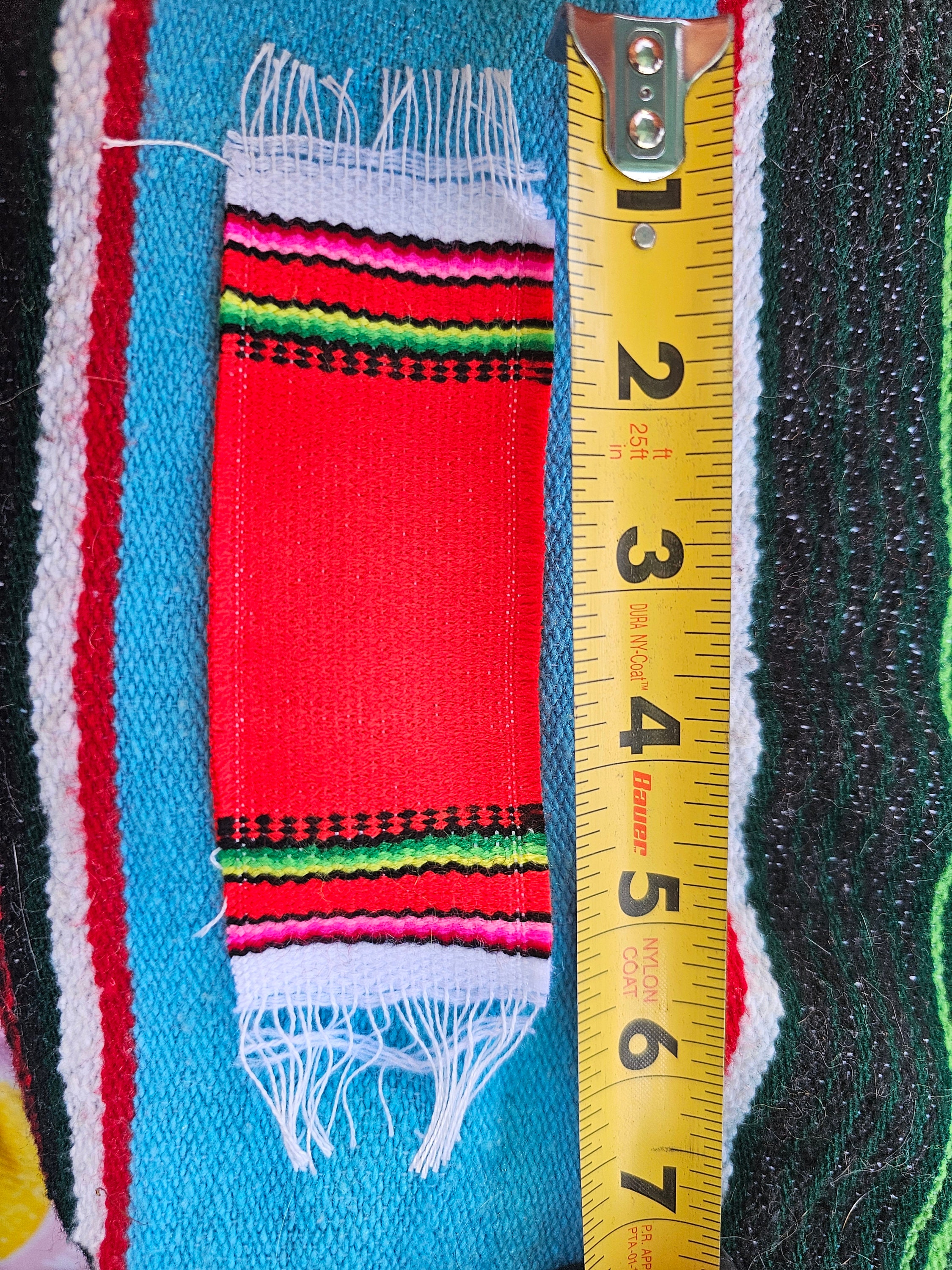 Mini Ofrenda Rug Handcrafted Miniature Zarape - Mini Ofrenda Decor - 6x2 Inches - Etsy