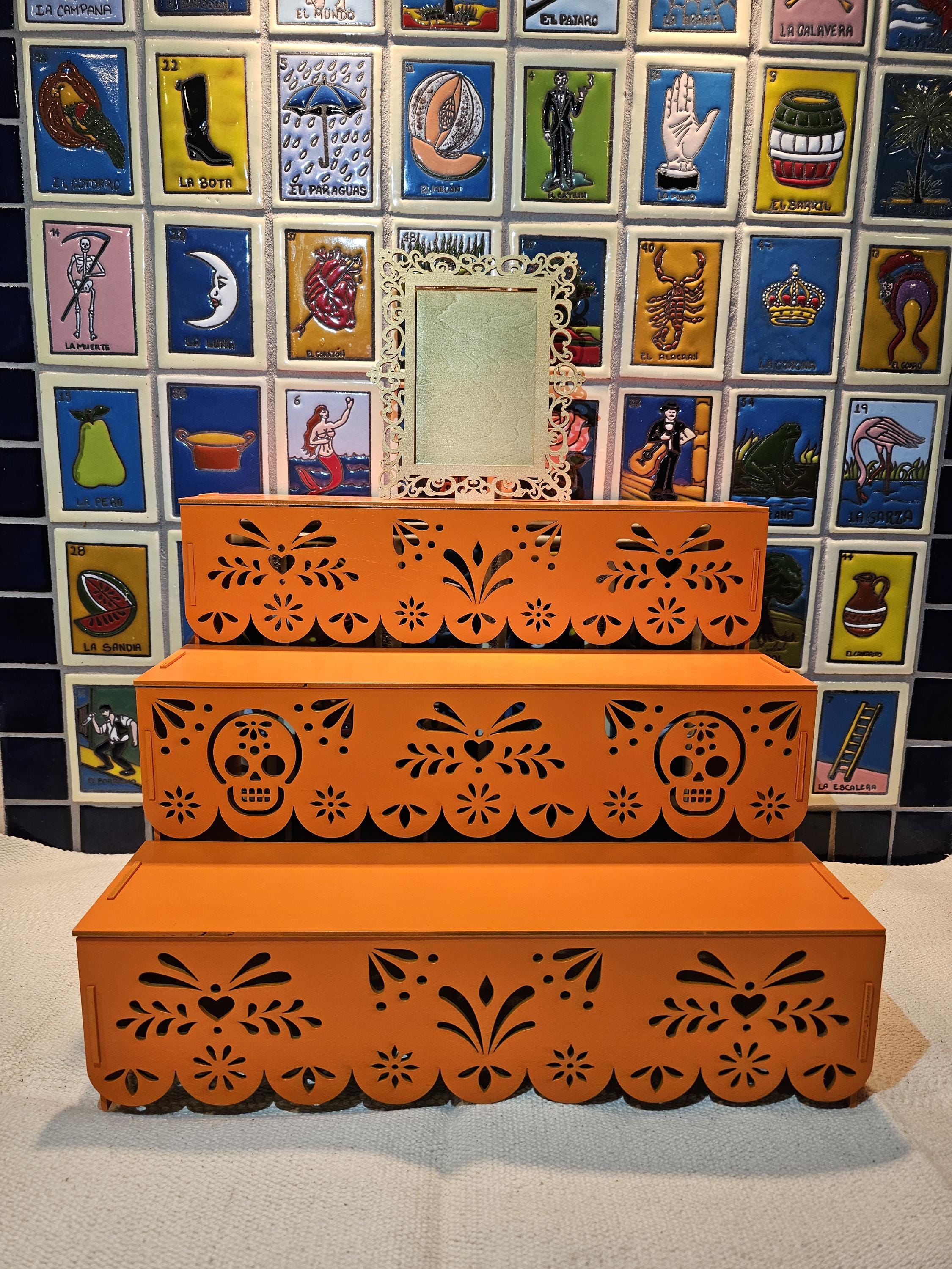 Mini Ofrenda Rug Midi Ofrenda - the Big Mini - Laser Cut-day of the Dead Altar ...