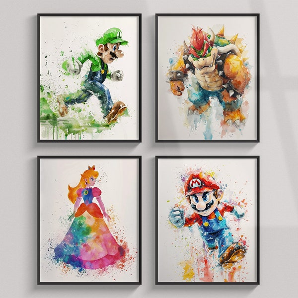 Super Mario Print - Etsy