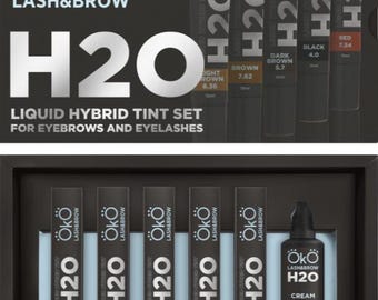 H20 Liquid Hybrid Tint 5+1 OKO Eyebrow and eyelash dye set