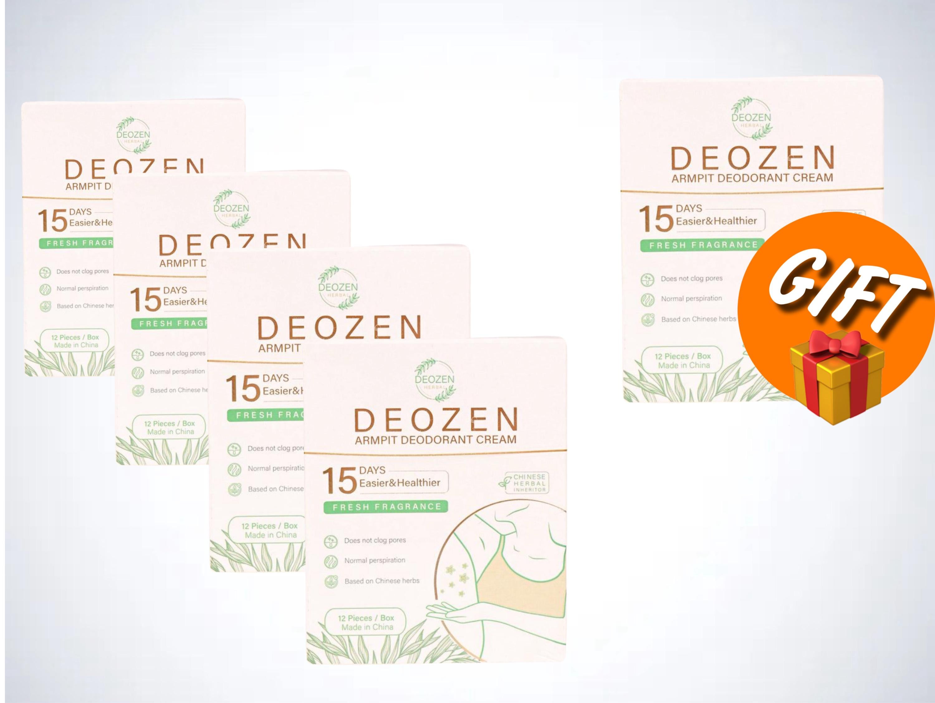 Deodorant Deozen Buy 5,pay for 4! Armpit Cream Natural Deodorant