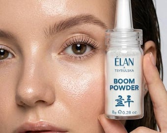 ELAN BOOM POWDER 8g | Korean Lash Lift Powder | Glue-Free Lash Lamination Fixing Powder | Professional Lash Lift Supply