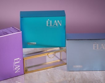 Eyebrow tint set Gel-paint for eyebrows Professional line Elan shade palette: black, dark brown, medium brown